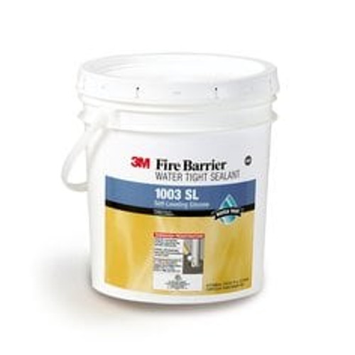 3M Fire Barrier Water Tight Sealant 1003 SL, Gray, 4.5 Gallon (Pail), 1
Each/Drum