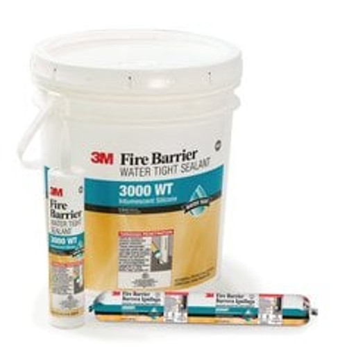 3M Fire Barrier Water Tight Sealant 3000WT, Gray, 20 fl oz Sausage
Pack, 12 Each/Case