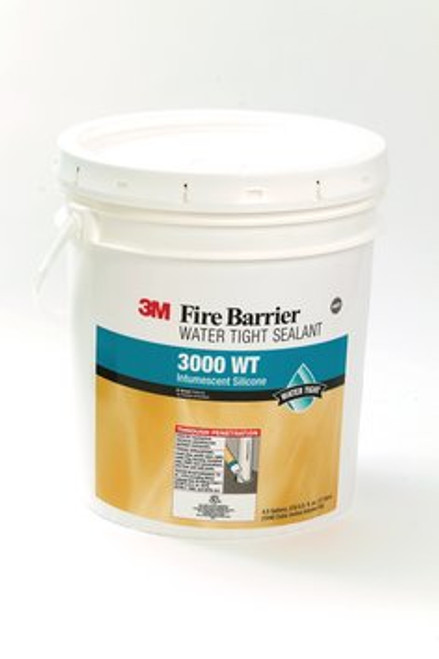 3M Fire Barrier Water Tight Sealant 3000WT, Gray, 4.5 Gallon (Pail), 1
Bottle/Case
