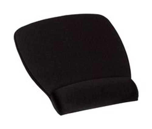 3M Foam Mouse Pad Wrist Rest MW209MB, Compact Size, Fabric, Black, 6.8
in x 8.6 in x 0.75 in