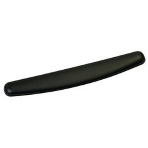 3M Gel Wrist Rest WR309LE, with Antimicrobial Product Protect, 25%
Recycled Content, Leatherette, Blk 2.75 in x 18.0 in x 0.75 in  Case of 6