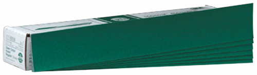 3M Green Corps Hookit Sheet, 00538, 100, 2-3/4 in x 16-1/2 in, 50
sheets per carton, 5 cartons per case