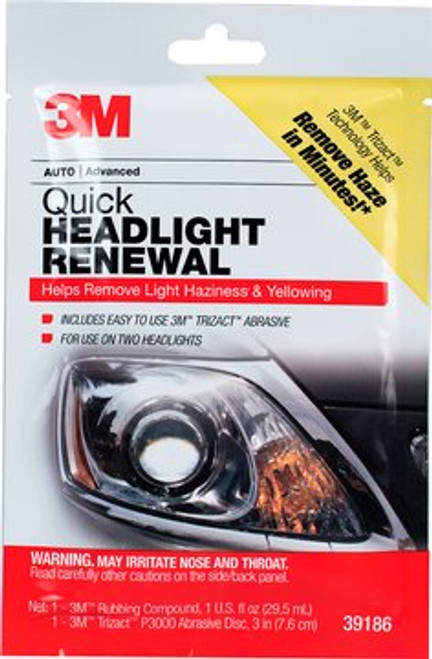 3M Headlight Restoration Kit, 39186, 6 per case