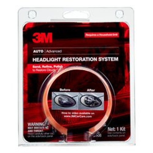 3M Headlight Restoration System, 39008B, 10 per case