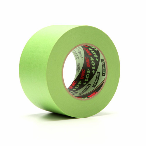 3M High Performance Green Masking Tape 401+, 72 mm x 55 m, 6.7 mil, 8
Roll/Case