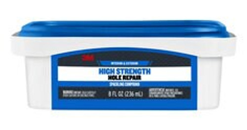 3M High Strength Hole Repair CC-8-DT, Color Changing Spackling Compound, 8 fl oz, 12/case