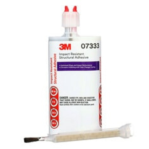 3M Impact Resistant Structural Adhesive 07333, 200 mL Cartridge, 6/Case