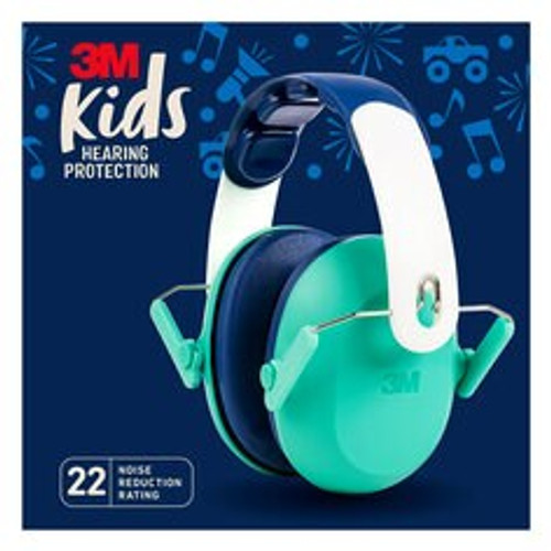 3M Kids Hearing Protection PKIDSB-GRN, Green, 1 ea/case