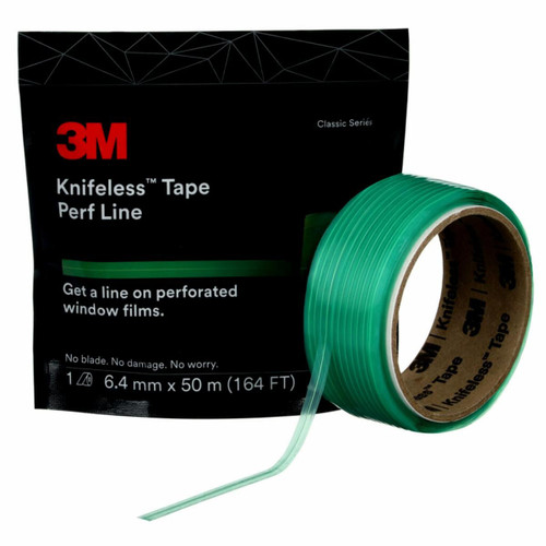 3M Knifeless Tape Perf Line, KTS-PERF1, Green, 6.4 mm x 50 m, 10/Case