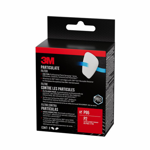 3M Particulate Filter 5P71P3-C P95, 3 pair/pack, 12 pack/case
