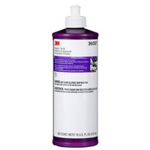 3M Perfect-It EX AC Rubbing Compound 36057, 16 fl oz (472 mL), 6/Case