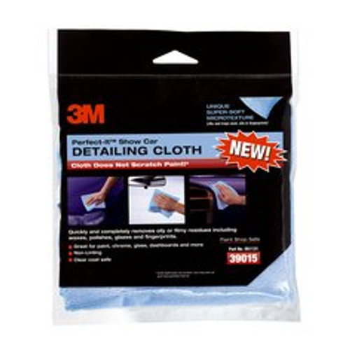 3M Perfect-It III Auto Detailing Cloth 06020, Blue, 6/6, 6 pack