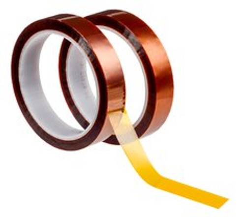 3M Polyimide Film Tape 5413 Amber, 5/8 in x 36 yds x 2.7 mil, 12/Case,
Blister