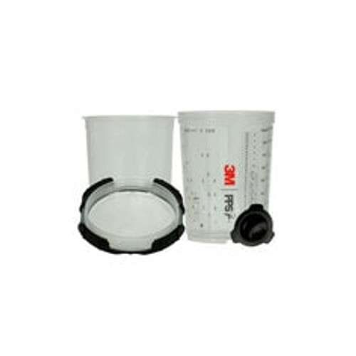 3M PPS Series 2.0 Spray Cup System Kit 26112, Midi (13.5 fl oz, 400 mL), 200 Micron Filters, 1 Kit/Case