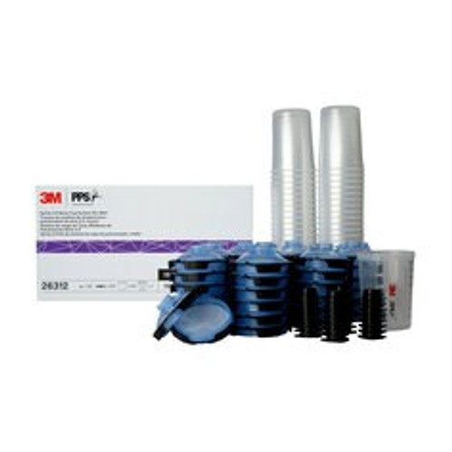 3M PPS Series 2.0 Spray Cup System Kit 26312, Midi (13.5 oz, 400 mL), 125 Micron Filter, 1 Kit/Case