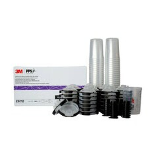 3M PPS Series 2.0 Spray Cup System Kit, 26112, Midi (13.5 fl oz, 400
mL), 200 Micron Filter, 1 kit per case