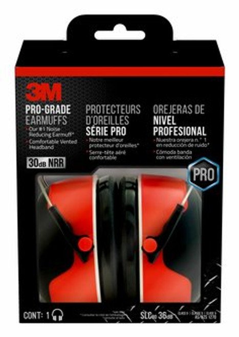 3M Pro-Grade Earmuff 90565-4DC-PS, 4 each/case