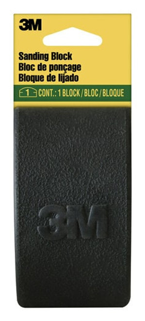 3M Sanding Block 9292NA-6-CC, Rubber, 2 5/8 in x 4 3/4 in x 1 1/4 in, 6 ea/cs