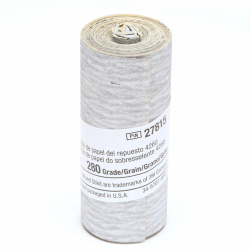 3M Stikit Paper Refill Roll 426U, 280 A-weight, 2-1/2 in x 100 in,
10/Carton, 50 ea/Case