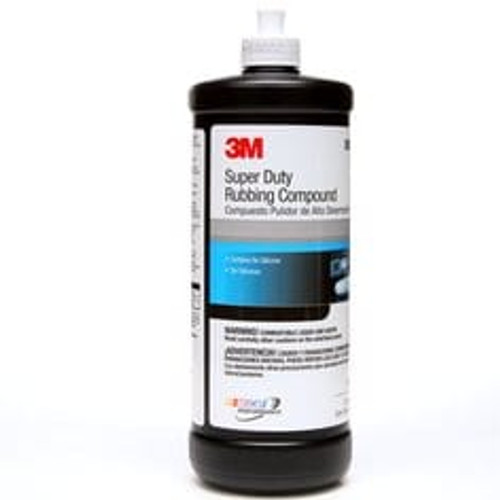 3M Super Duty Rubbing Compound, 05954, 1 qt (32 fl oz/946 mL), 6 per
case