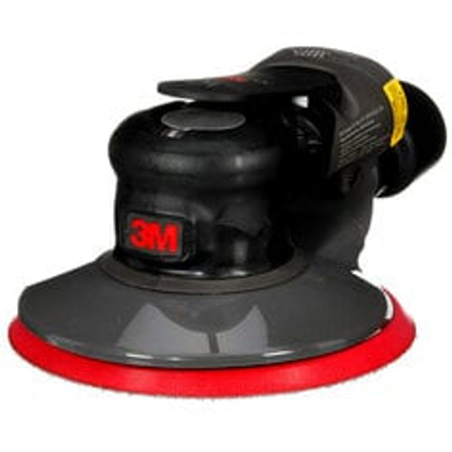 3M Xtract Pneumatic Random Orbital Sander, 88960, 6 in, Self-Generated Vacuum, 3/8 in Orbit, 1 ea/Case