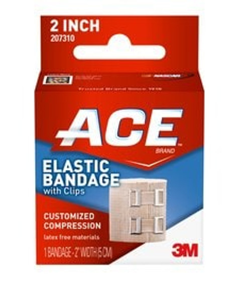 ACE Elastic Bandage w/clips 207310, 2 in Case of 72