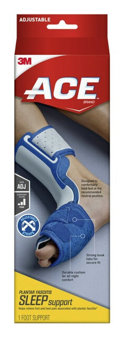 ACE Plantar Fasciitis Sleep Support 209616, One Size Adjustable Case of 4