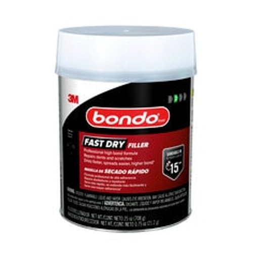 Bondo Fast Dry Filler FD-QT-ES, 25 oz (708.74 g), 6 per case