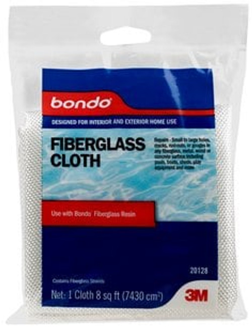 Bondo Fiberglass Cloth, 20128, 8 sq ft, 6 per case