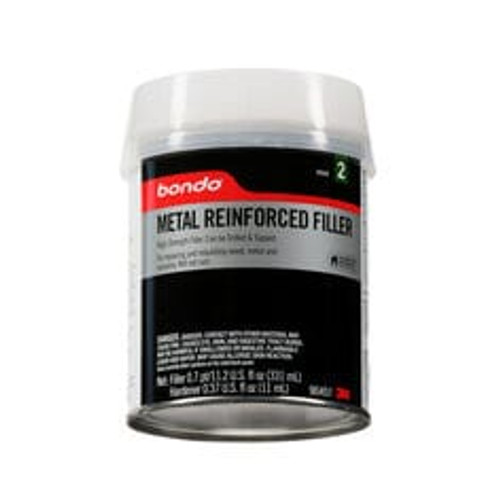 Bondo Metal Reinforced Filler, 90451, 0.7 Pint, 4 per case