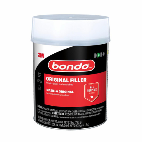 Bondo Original Filler, OR-QT-ES, 28 oz (793.78 g), 6 per case