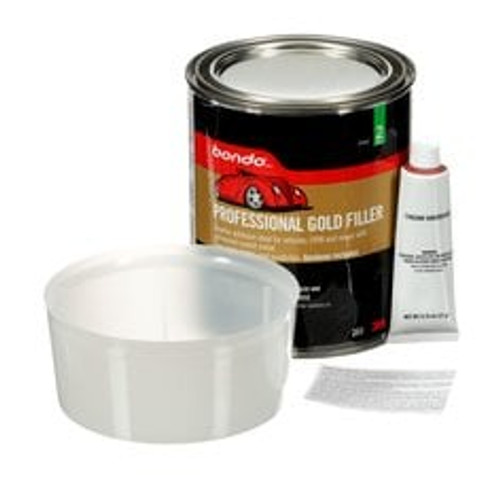 Bondo Professional Gold Filler, 00233, 1 Quart, 3 per case