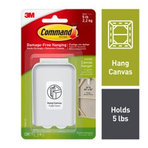 Command Jumbo Canvas Hanger 17045-ES  Case of 24