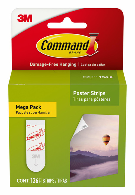 Command Poster Strips Mega-Pack 17024-136ES  Case of 12