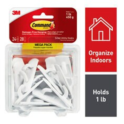 Command Small Utility Hook Mega Pack 17002-MPES  Case of 12
