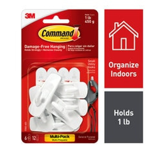 Command Small Utility Hook Value Pack 17002-6ES  Case of 12