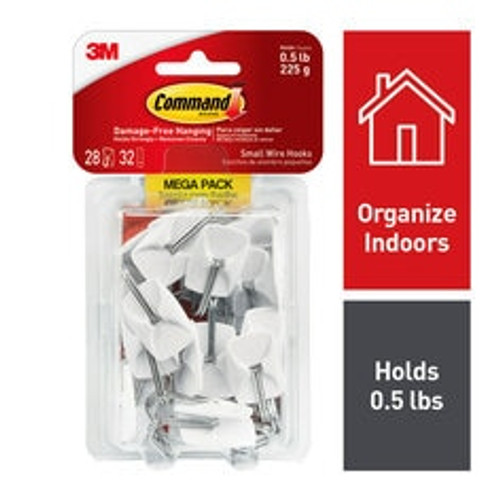 Command Small Wire Hooks Mega Pack 17067-MPES  Case of 12