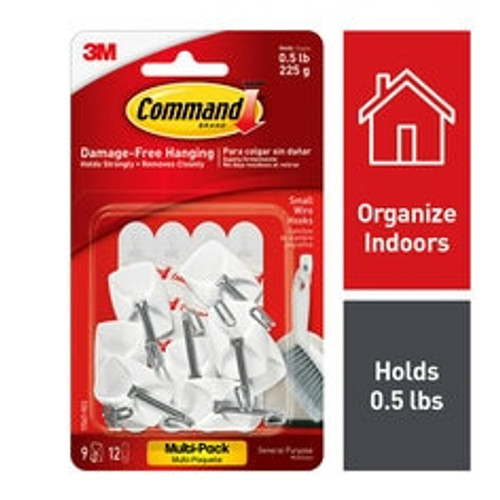 Command Small Wire Hooks Multi-Pack 17067-9ES  Case of 12