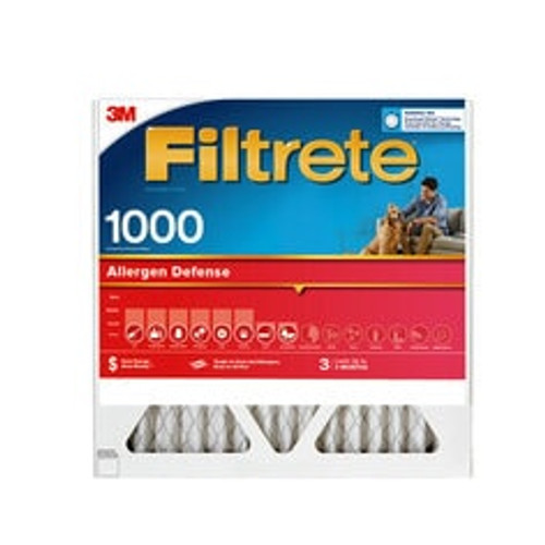 Filtrete Allergen Defense Air Filter, 1000 MPR, 9802-4, 20 in x 20 in x 1 in (50,8 cm x 50,8 cm x 2,5 cm) Case of 4