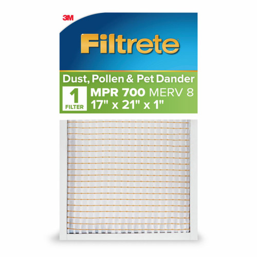 Filtrete Electrostatic Air Filter 700 MPR 7110-4, 17 in x 21 in x 1 in (43.1 cm x 53.3 cm x 2.5 cm) Case of 4