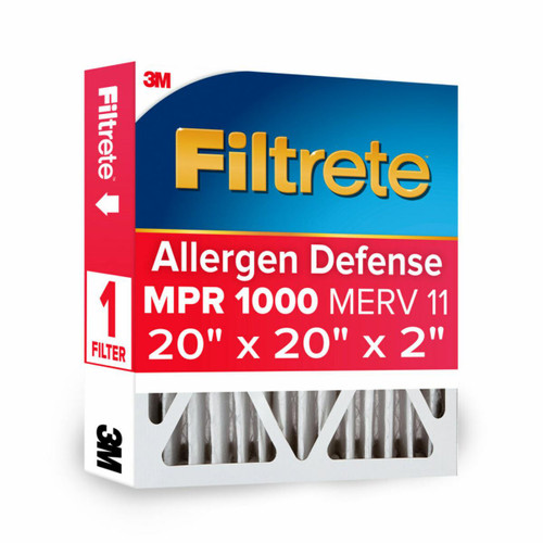Filtrete Electrostatic Air Filter, 1000 MPR, NADP02-2IN-4, 20 in x 20 in x 2 in (50,8 cm x 50,8 cm x 5 cm) Case of 4