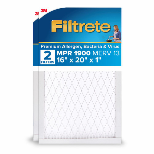 Filtrete Ultimate Allergen Reduction Filter UT00-2PK-1E, 16 in x 20 in x 1 in (40.6 cm x 50.8 cm x 2.5 cm) Case of 1