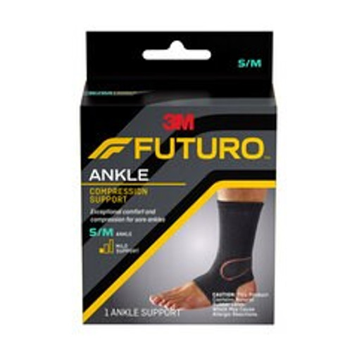 FUTURO Ankle Compression Support 49012, Small/Medium Case of 12   Case of 12