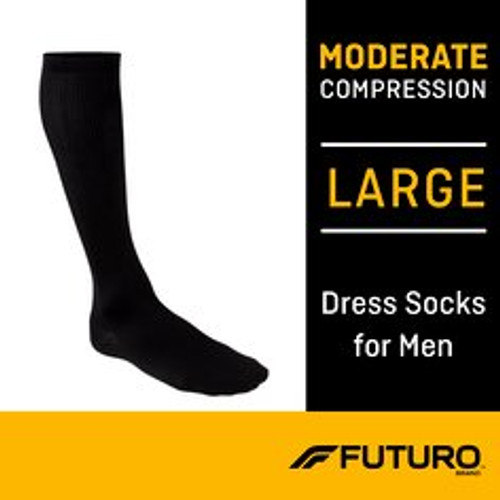 FUTURO Dress Socks for Men 71039EN, Large Case of 12   Case of 12