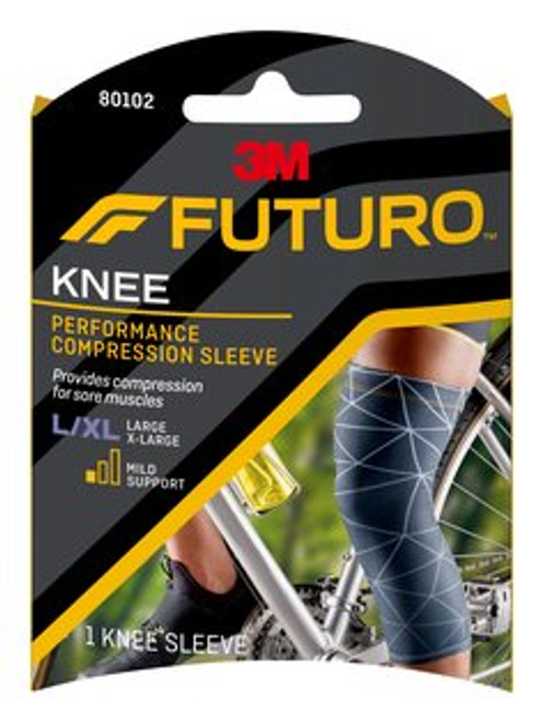 FUTURO Performance Compression Knee Sleeve, 80102EN, Large / X-Large Case of 12   Case of 12