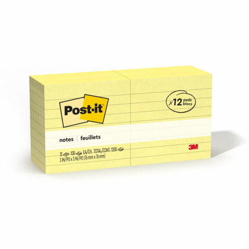 Post-it 630SS, 3 in x 3 in (76 mm x 76 mm)  Case of 144