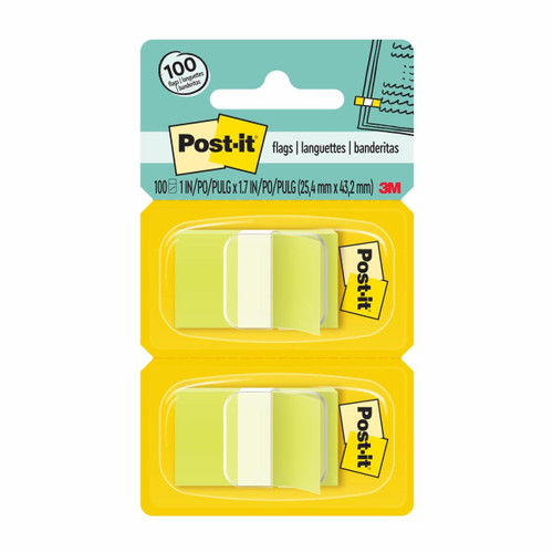 Post-it Flags 680-BG2, 1 in. x 1.7 in. (2.54 cm x 4.31 cm) Bright
Green, (2-pk)  Case of 24