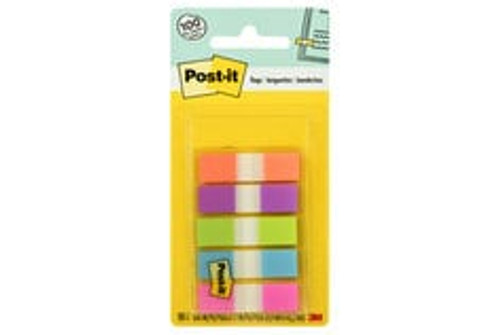 Post-it Flags 683-5CB2, 5 Colors, 0.47 In X 1.7 in, 6 Pack/Carton, 4 Carton/Case