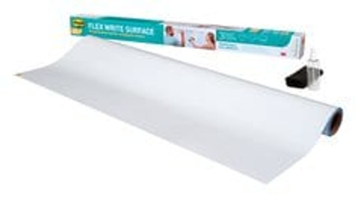 Post-it Flex Write Surface, The Permanent Marker Whiteboard Surface, 8 ft. x 4 ft.  Case of 6