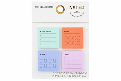 Post-it Mini Notes NTD8-MINI-1, 1.4 in x 1.4 in (35 mm x 35 mm)  Case of 24
